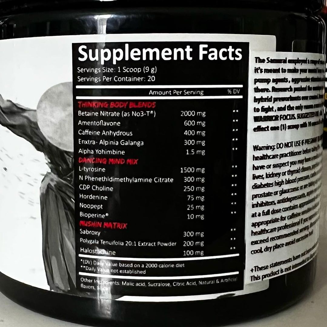 Warrior Focus Pre Workout